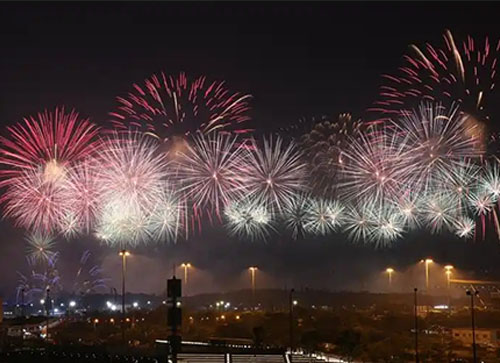 青神县焰火晚会